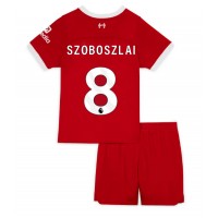 Liverpool Szoboszlai Dominik #8 Hemmaställ Barn 2023-24 Korta ärmar (+ Korta byxor)